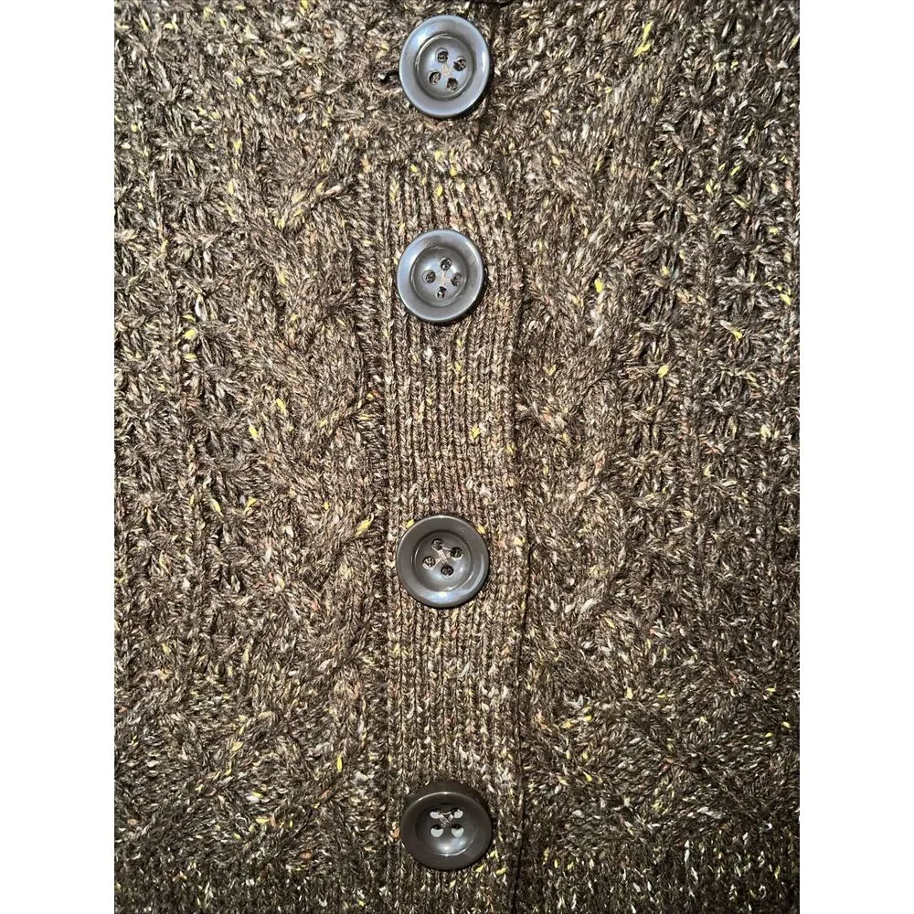 Charter Club Womens M Heavy Knit Button Up Cardigan Sweater - Picture 6 of 12